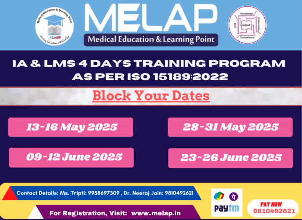 Online ISO 15189:2022 4-day Laboratory Management Systems and Internal Audit Training