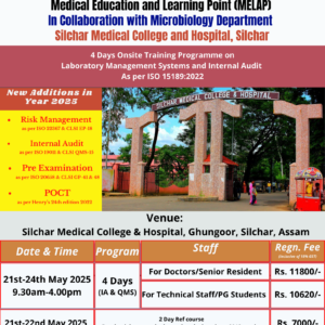 20250521 ISO15189 4-Day Laboratory Management Systems and Internal Audit