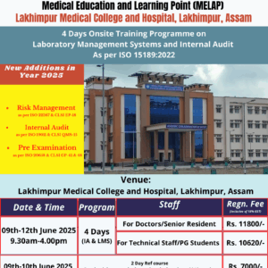 20250609 ISO15189 4-Day Laboratory Management Systems and Internal Audit