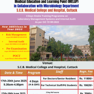 20250617 ISO15189 4-Day Laboratory Management Systems and Internal Audit