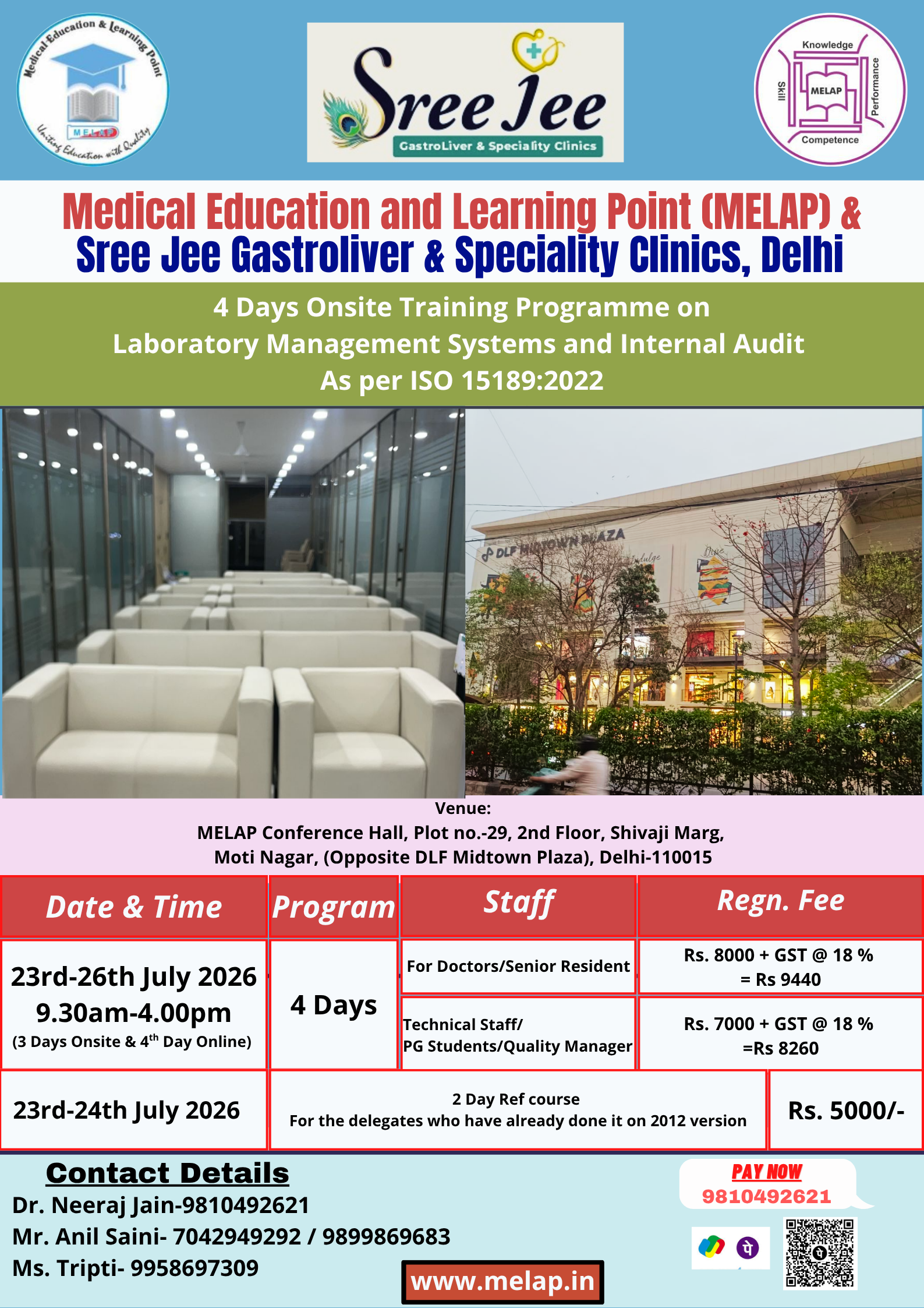 20260723 ISO 15189 4-Day Laboratory Management Systems and Internal Audit