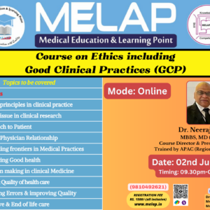 20260702 - Course on Ethics including Good Clinical Practices (GCP)