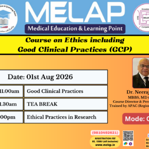 20260801 - Course on Ethics including Good Clinical Practices (GCP)