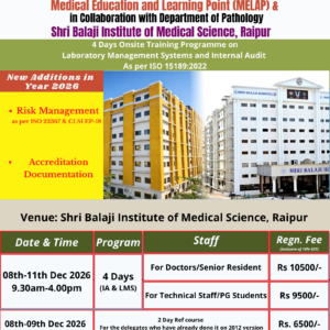 20261208 ISO15189 4-Day Laboratory Management Systems and Internal Audit